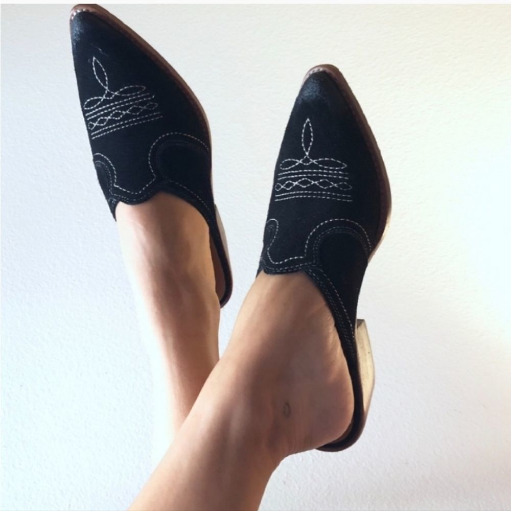 Patricia Nash Black Heeled Boots